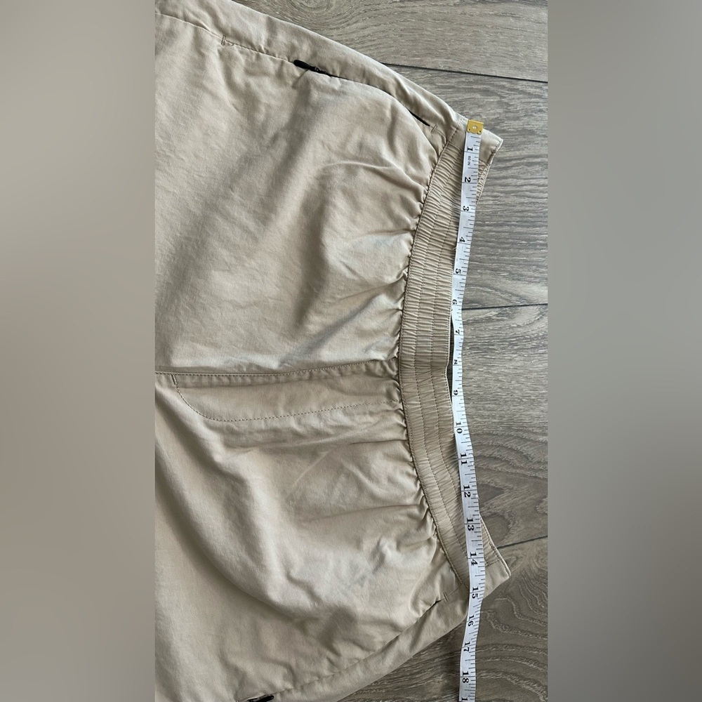 Topman Tan Cargo Pants with Elasticated Cuffs 🏷️ - Picture 6 of 11